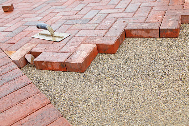 Permeable Paver Driveway in Cloverleaf, TX